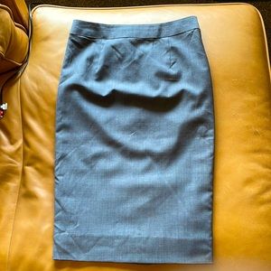 Classic wool pencil skirt, tailored